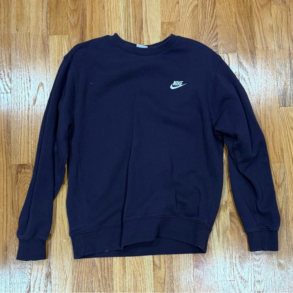 Nike Men's Dark Blue Crewneck Sweater